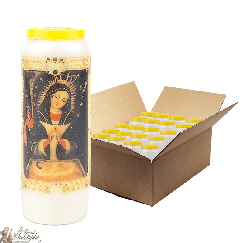 Velas de novena en Santa Alta Gracia - 20 piezas