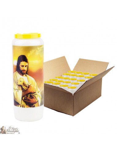 Novena candles Lamb of God prayer - 20 pieces