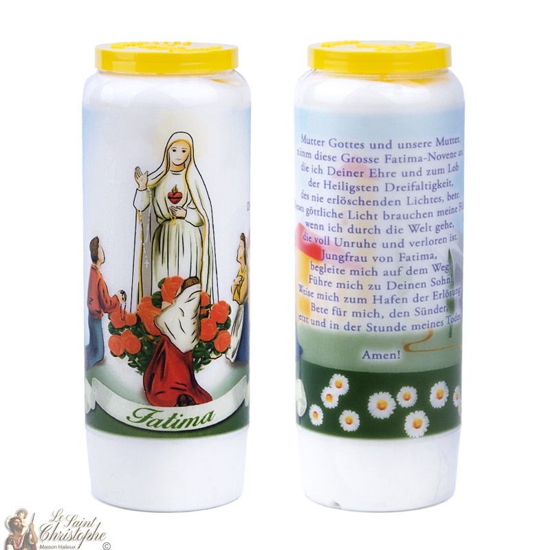 Velas Novena Fatima - 20 piezas