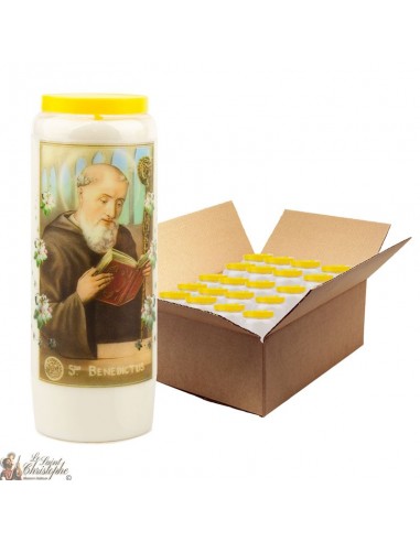 Novena candles in St. Benedict 1 - 20 pieces