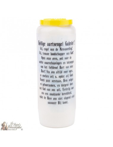 Novena Candle Saint Gabriel geparfumeerd met salie - 1 - 20 stuks