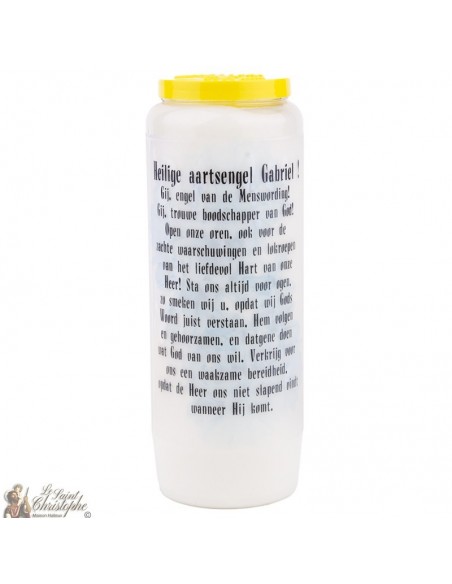 Novena Candle Saint Gabriel geparfumeerd met salie - 1 - 20 stuks