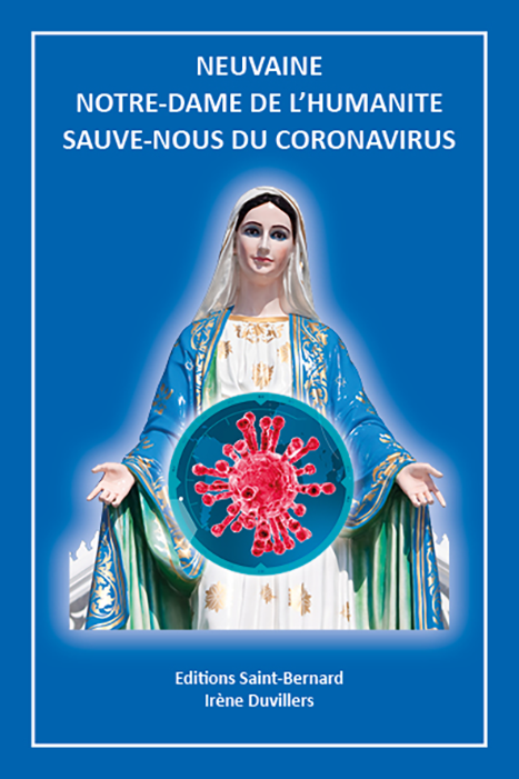 Folleto de novena a Nuestra Señora de la Humanidad nos salva del virus