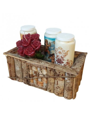 Novena candle basket - Rectangular