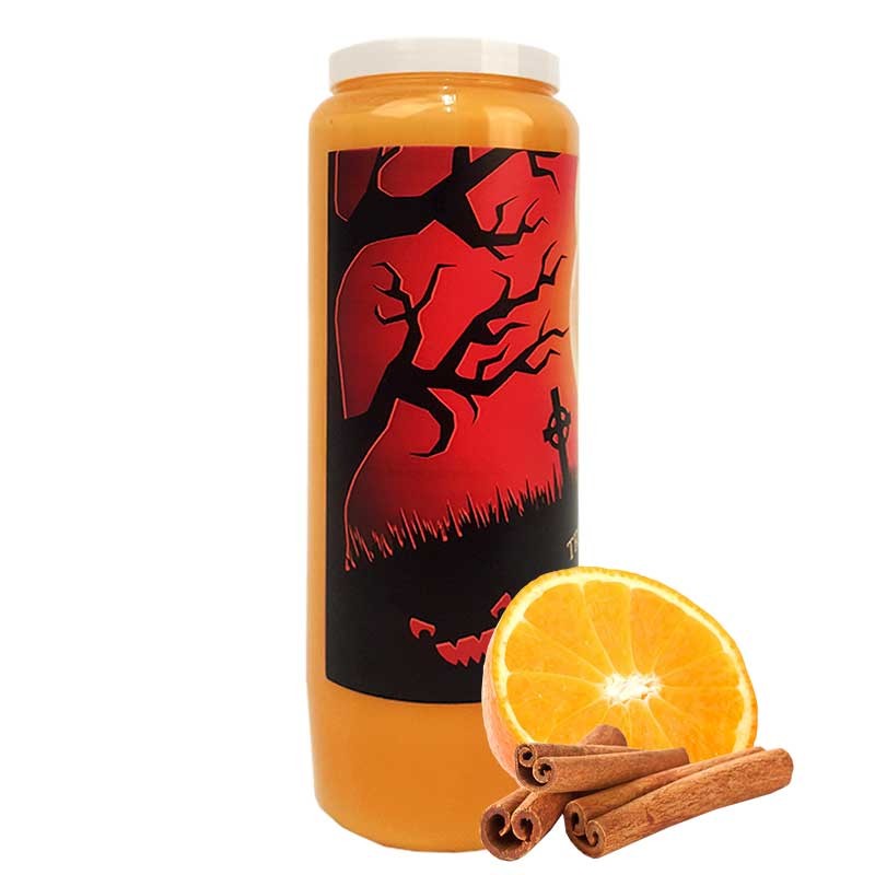 Vela de la novena de Halloween con aroma a naranja y canela - Trick or Treat