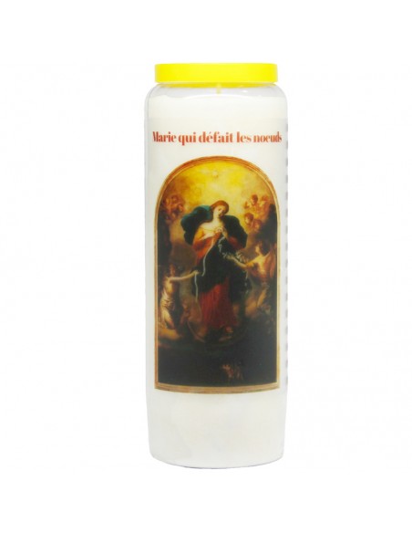 Novena candle Mary who unties knots scented with sandalwood