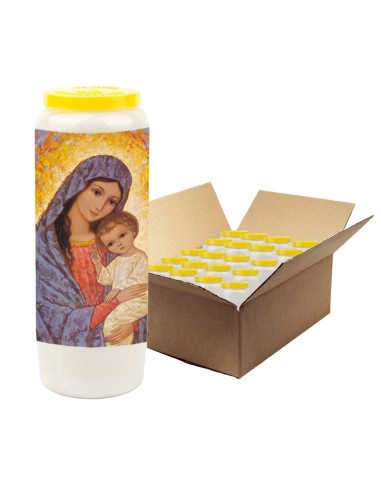 Vela de novena para una futura mamá 2 - caja de 20 piezas